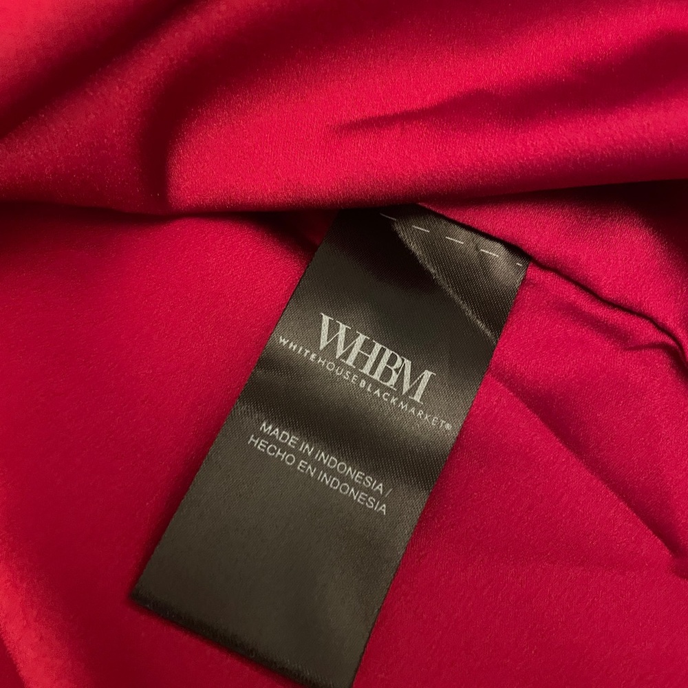 NWT WHBM Asymmetrical Hem Bustier. Medium. Glamorous!! Size 10. - Picture 12 of 13